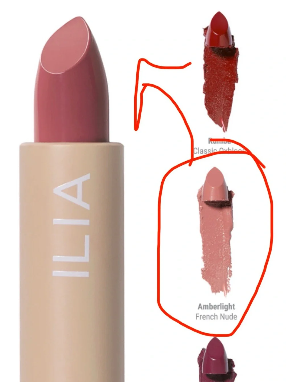 ILIA Color High Impact Lipstick matte longlasting clean beauty AMBERLIGHT nude